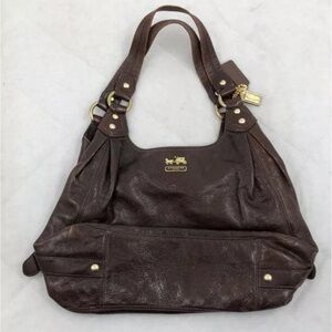 Coach Vintage Dark Brown Madison Maggie Purse